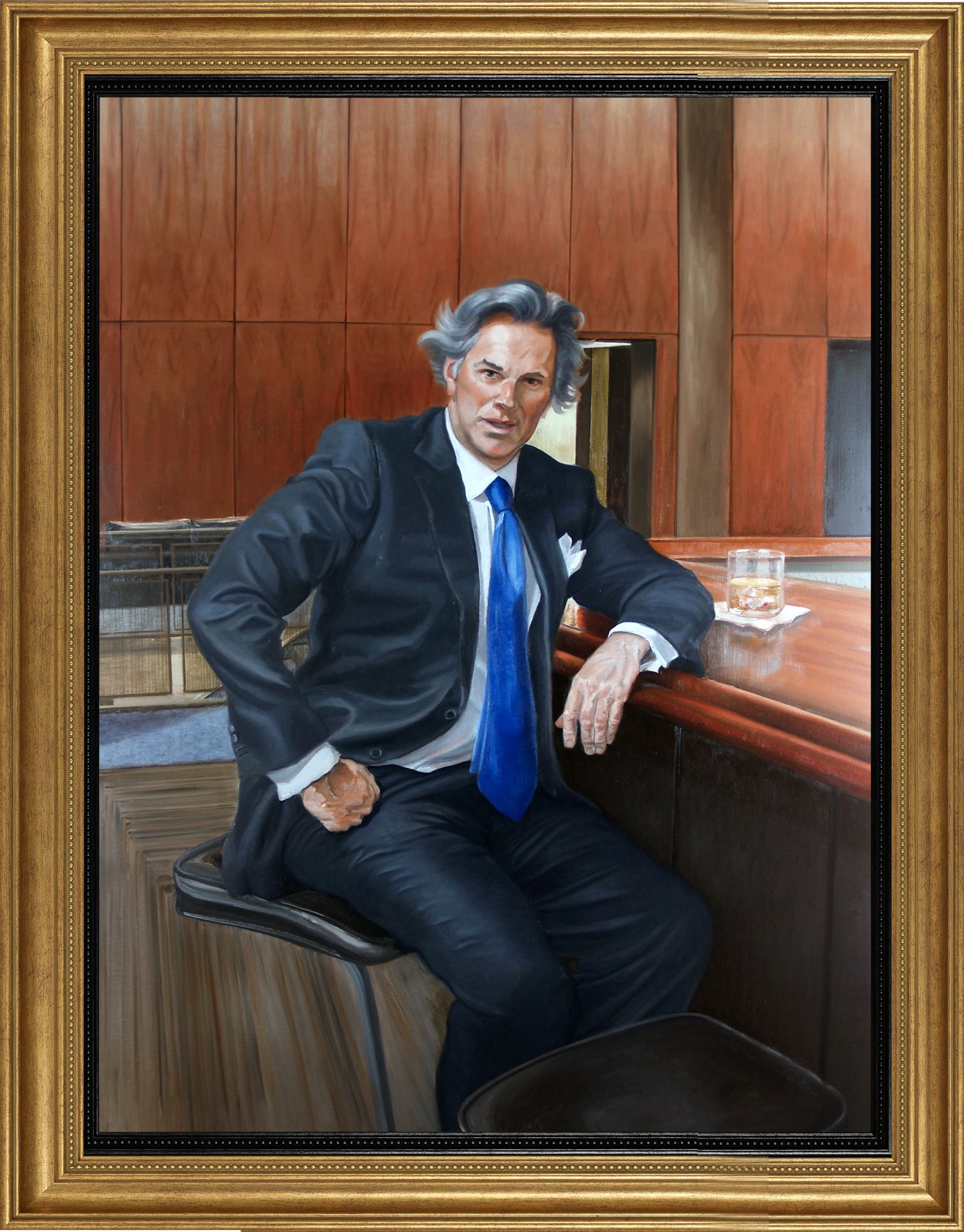 Portrait of Harold | In Gold Frame