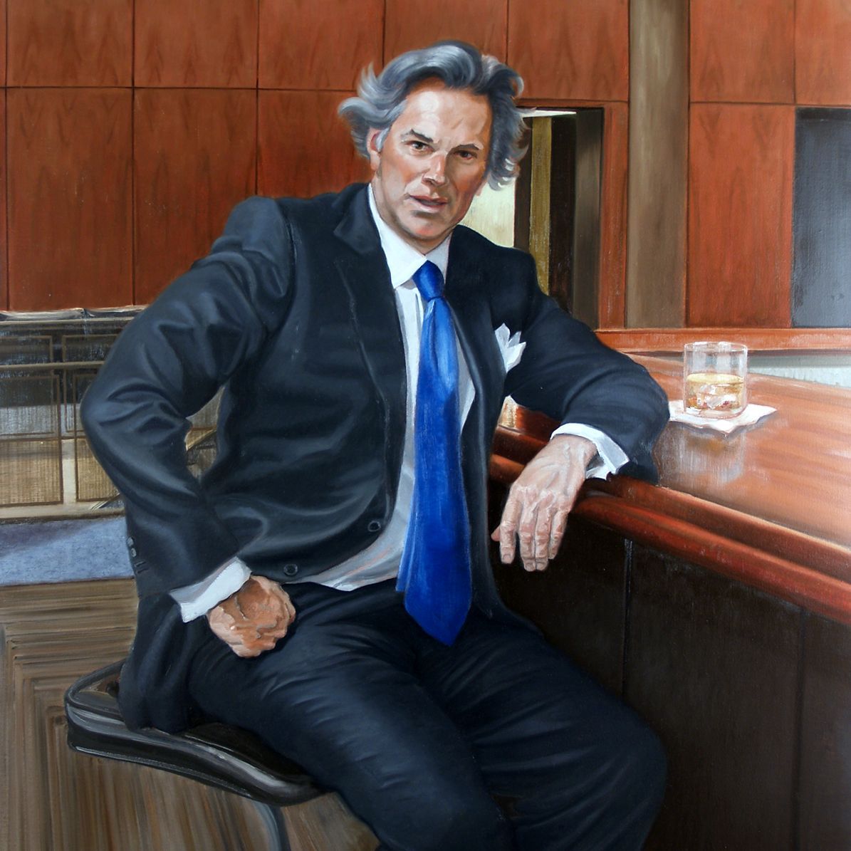 Portrait of Harold | Figurative Oil Painting by John Varriano