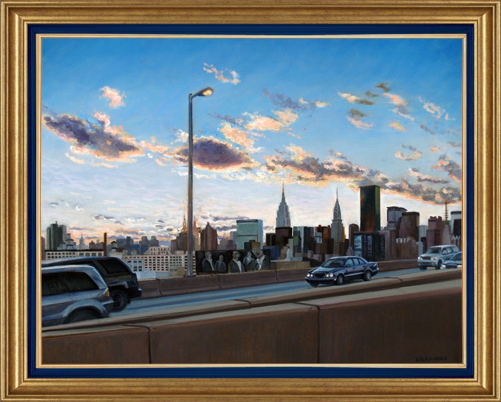 Into The City | Figurative Oil Painting by John Varriano