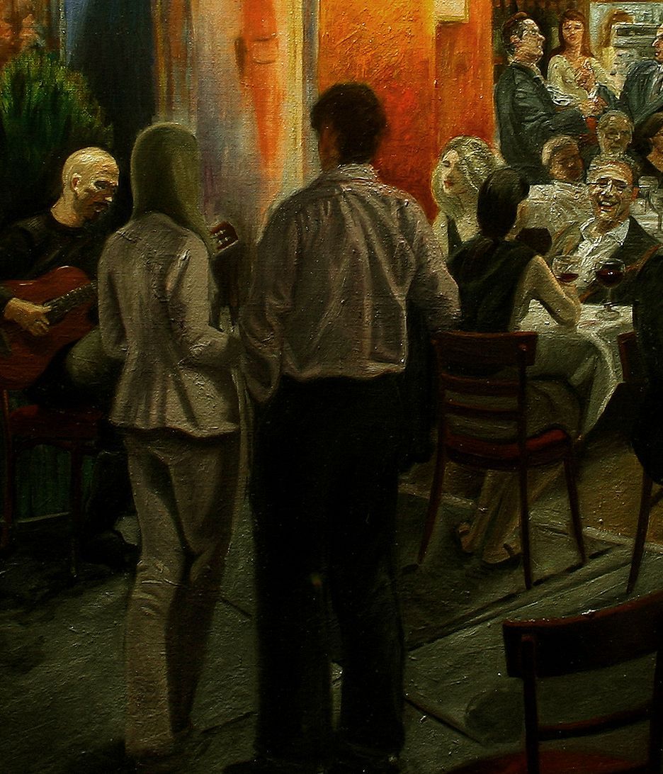 Le Charlot | Figurative Oil Painting by John Varriano