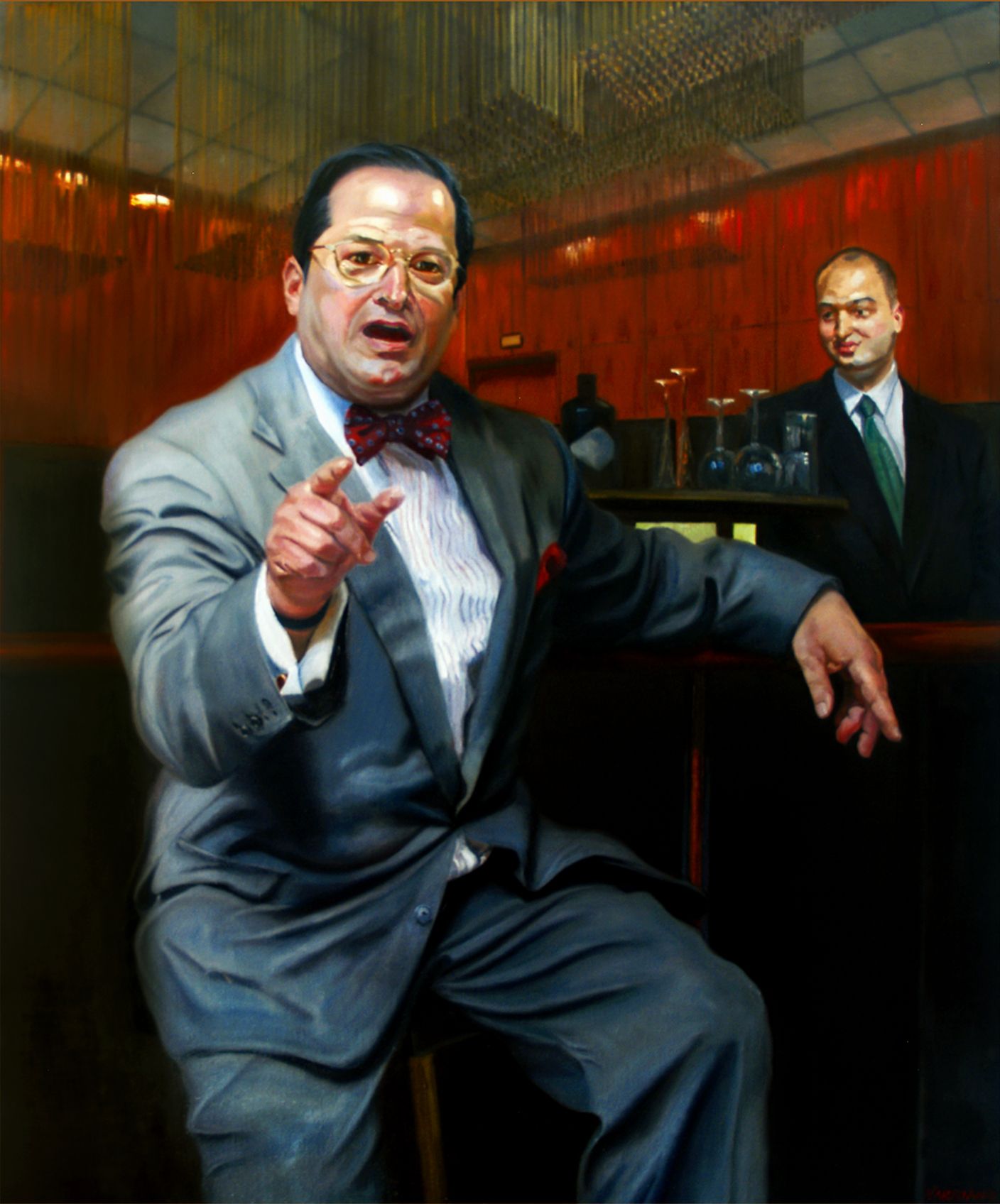 Nigronius Pontificus | Figurative Oil Painting by John Varriano