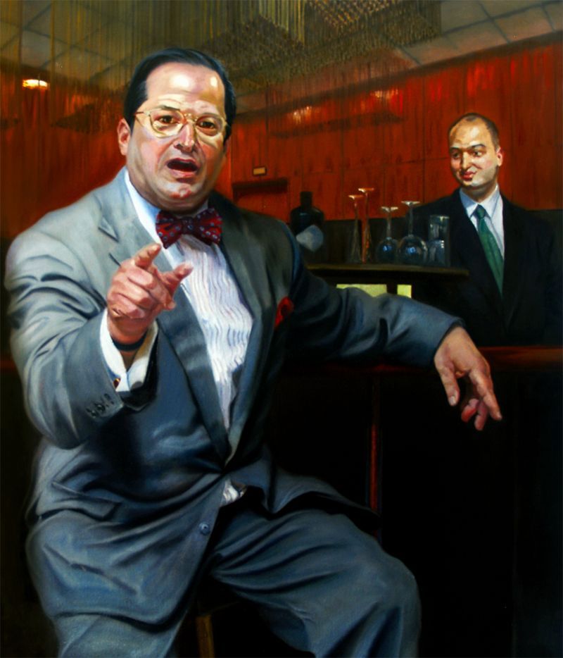 Nigronius Pontificus | Figurative Oil Painting by John Varriano