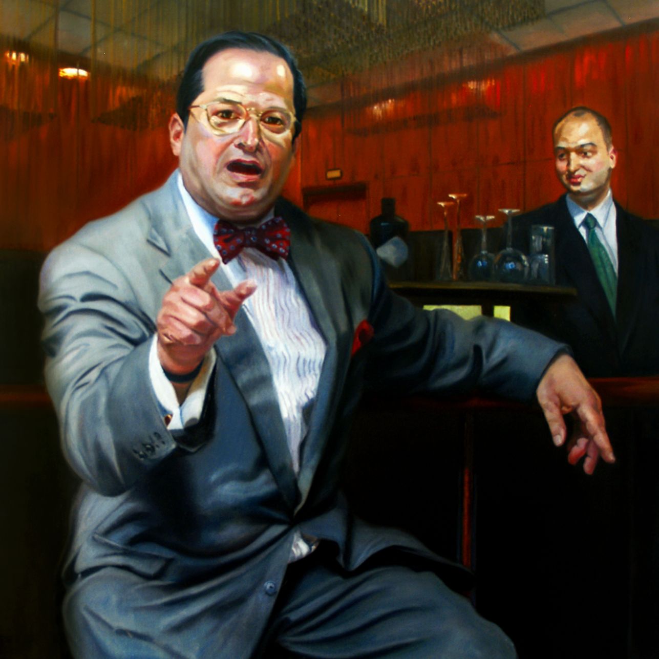 Nigronius Pontificus | Figurative Oil Painting by John Varriano