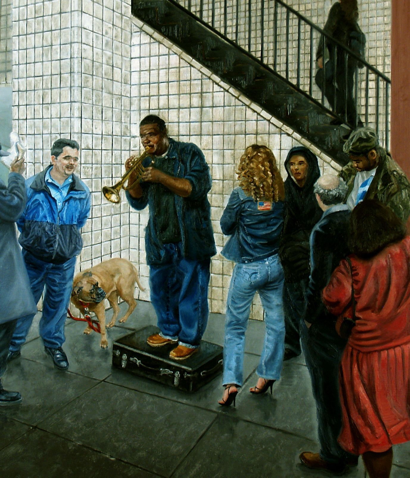 Subway Jazz | Figurative Oil Painting by John Varriano