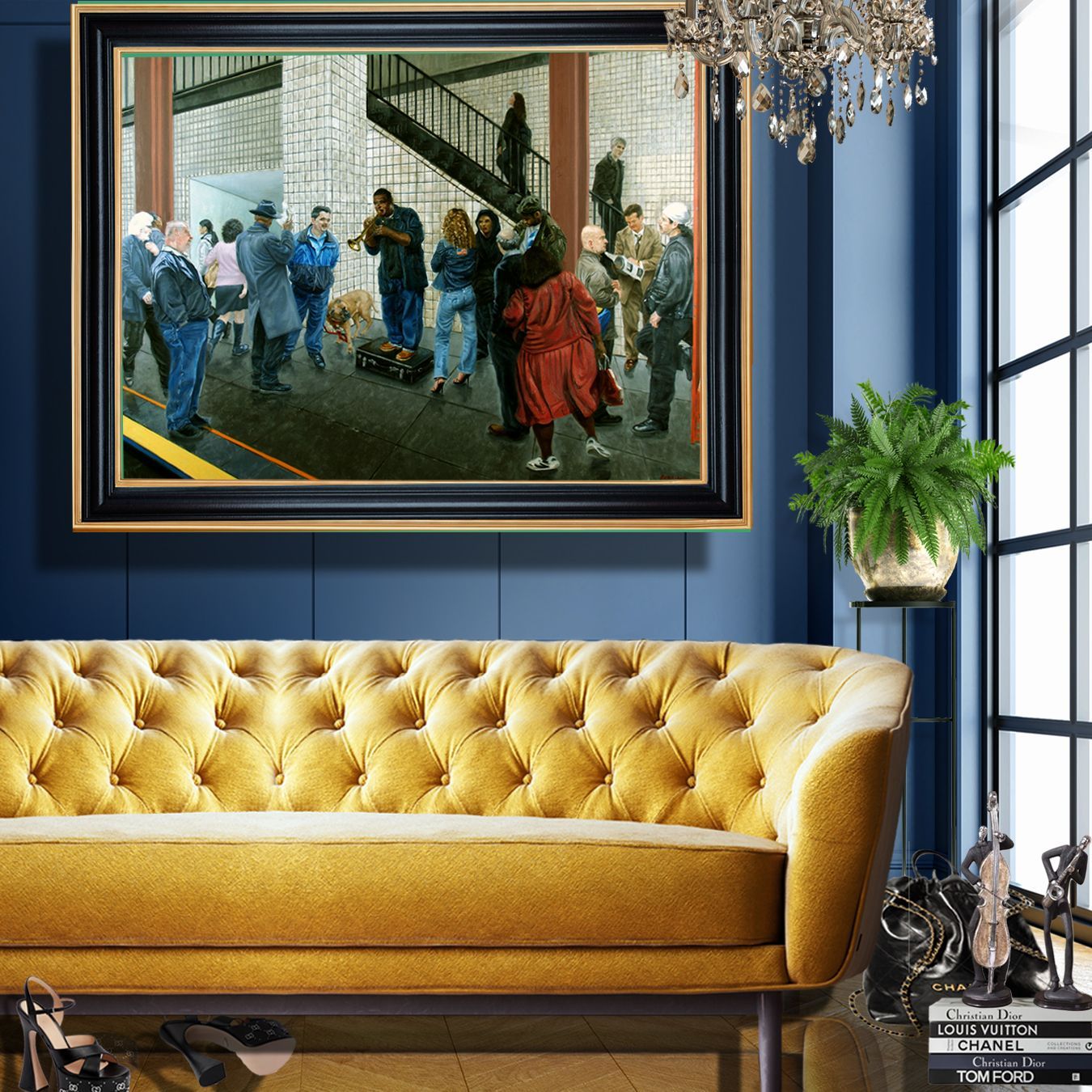 Subway Jazz | Figurative Oil Painting by John Varriano