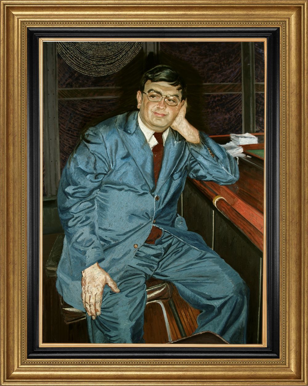 The Clever Waiter | Figurative Oil Painting by John Varriano