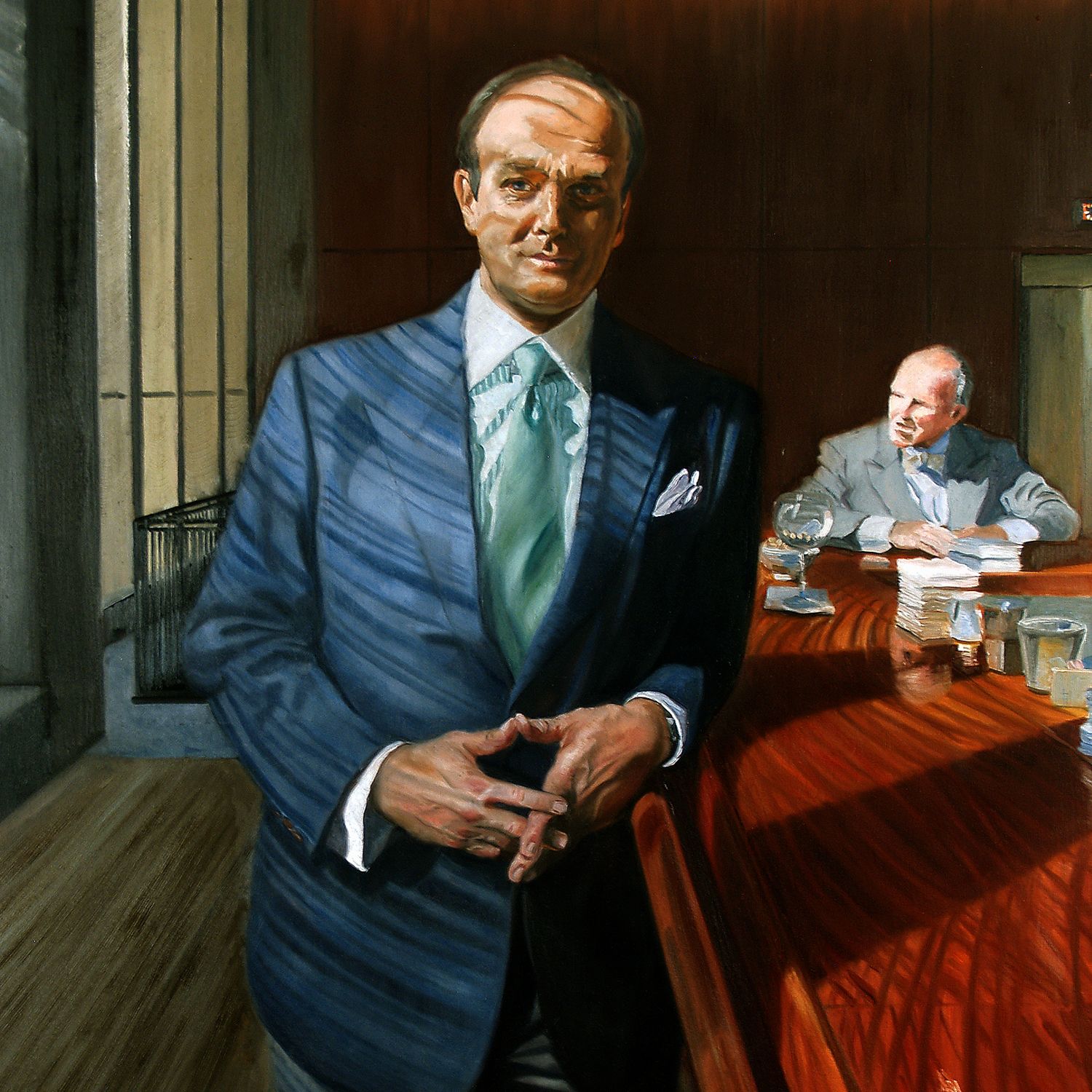 The Counselor | Figurative Oil Painting by John Varriano