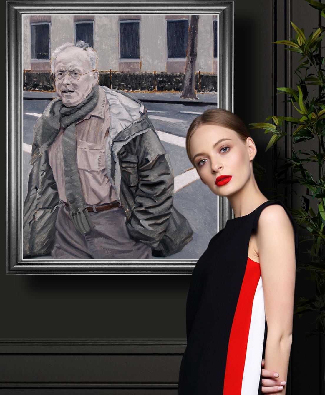 The Professor | Figurative Oil Painting by John Varriano