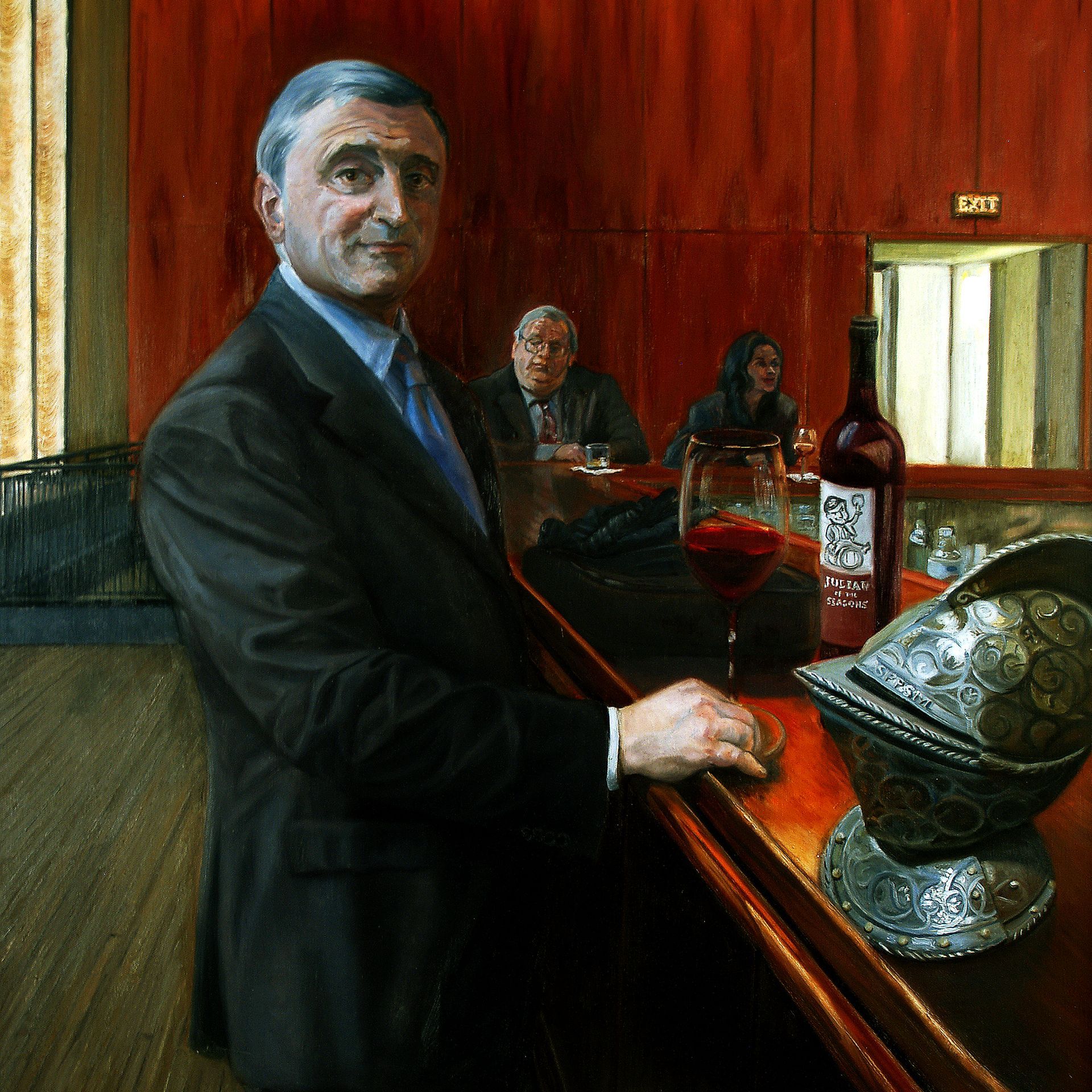 The Smirk | Figurative Oil Painting by John Varriano
