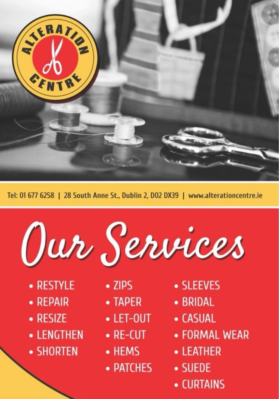 Photo Gallery Alteration Centre in Dublin