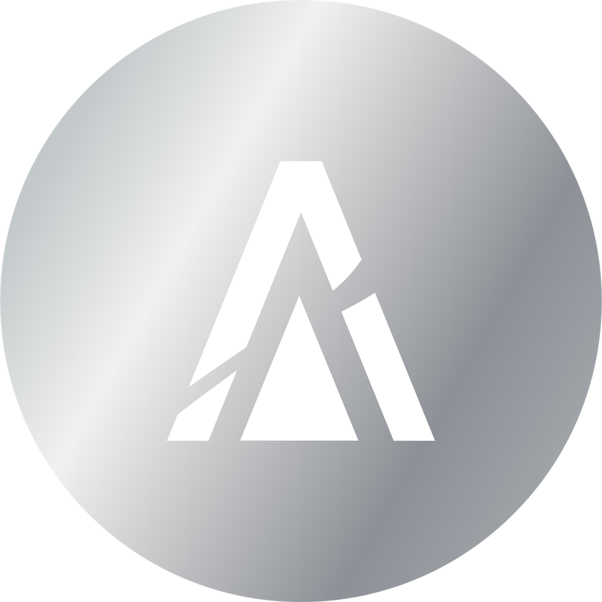 Avora Logo inside a silver circle