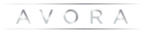 Logo for AVORA. The word