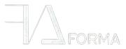 Lettere geometriche bianche stilizzate “EVA” su uno sfondo scuro a motivi geometrici.