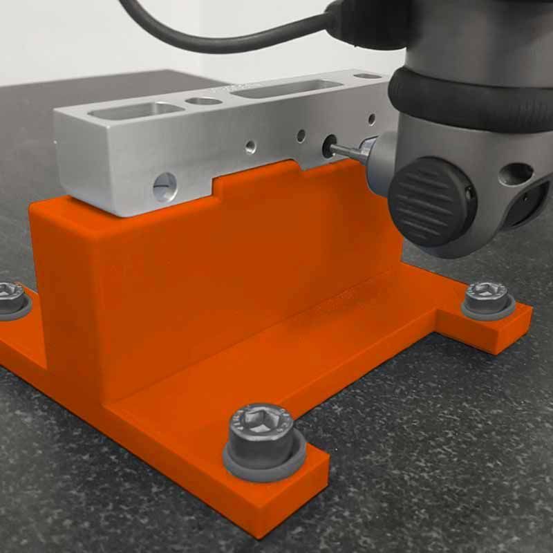 A machining fixture created with 3D printing