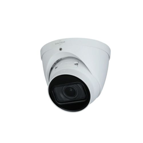 Caméra de sécurité dôme blanc sur fond blanc