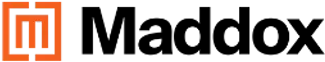 A logo featuring an orange square icon with a stylized letter 