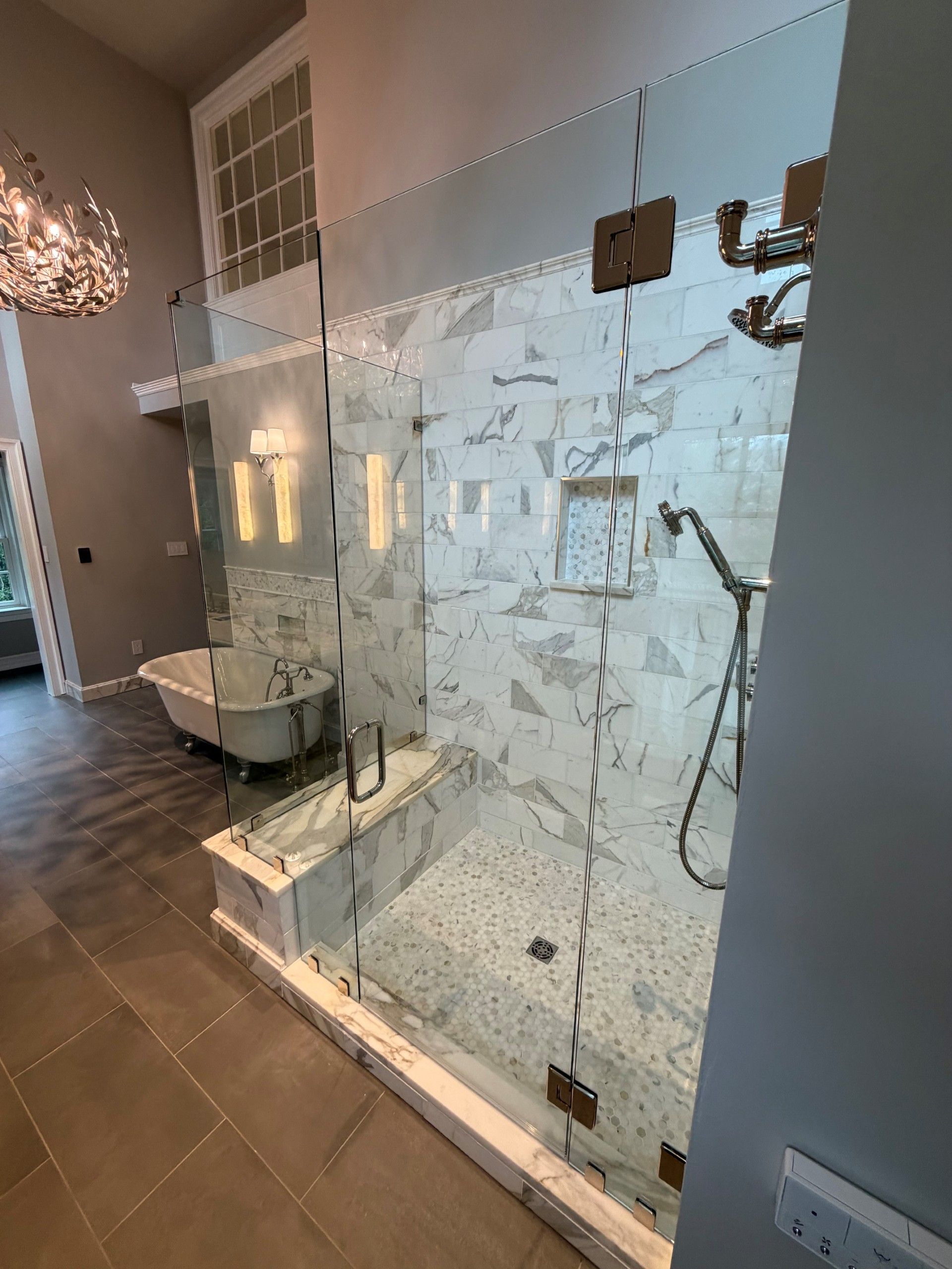 After - Glass Shower Enclosure