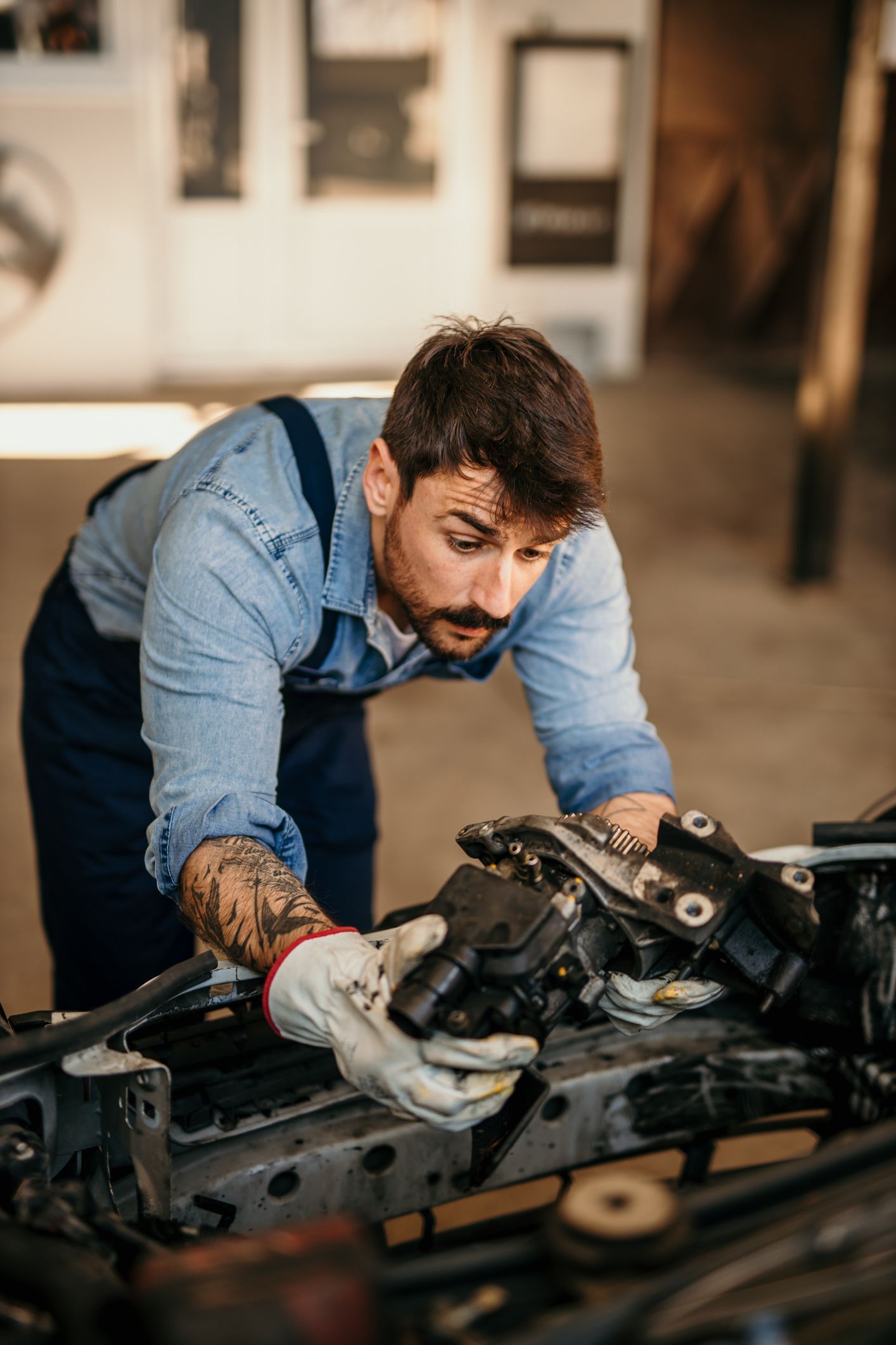A Man is Working on a Car Engine — Smyrna, GA — All Pro Transmission A Man is Working on a Car Engine — Smyrna, GA — All Pro Transmission
