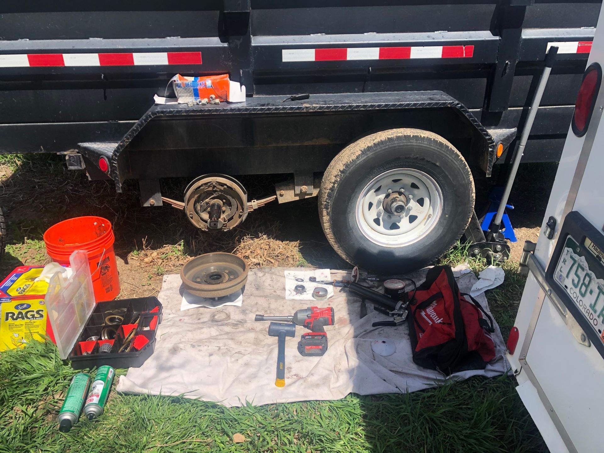 wheel repair for trailers