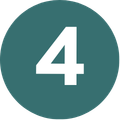 green circle with number four