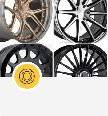 Black alloy wheel rim | Hangar Unlimited Auto Care & Tires