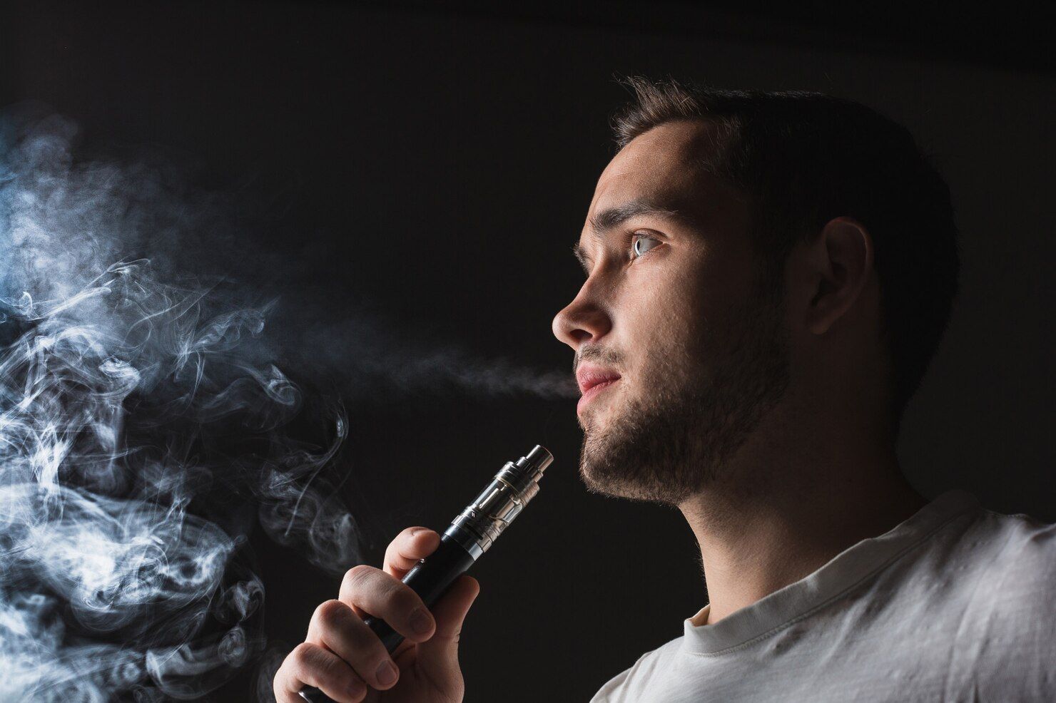 young person smoking