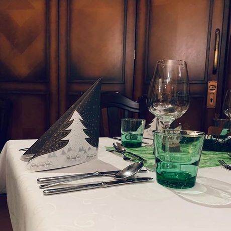 Foto gedeckter Tisch