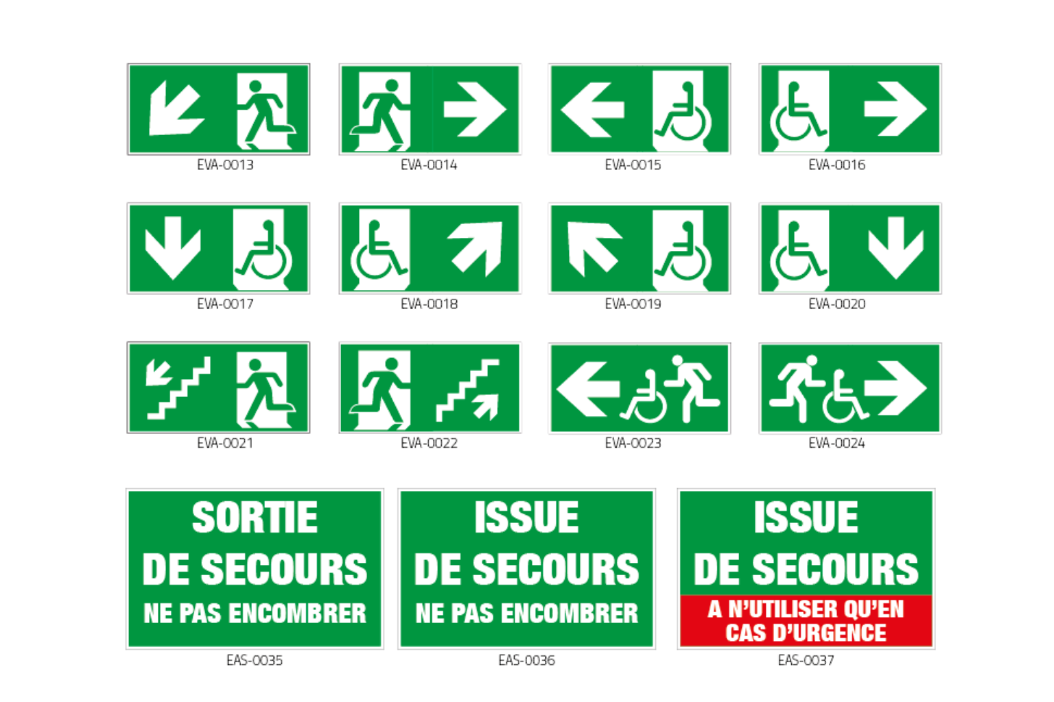 Évacuation des Locaux