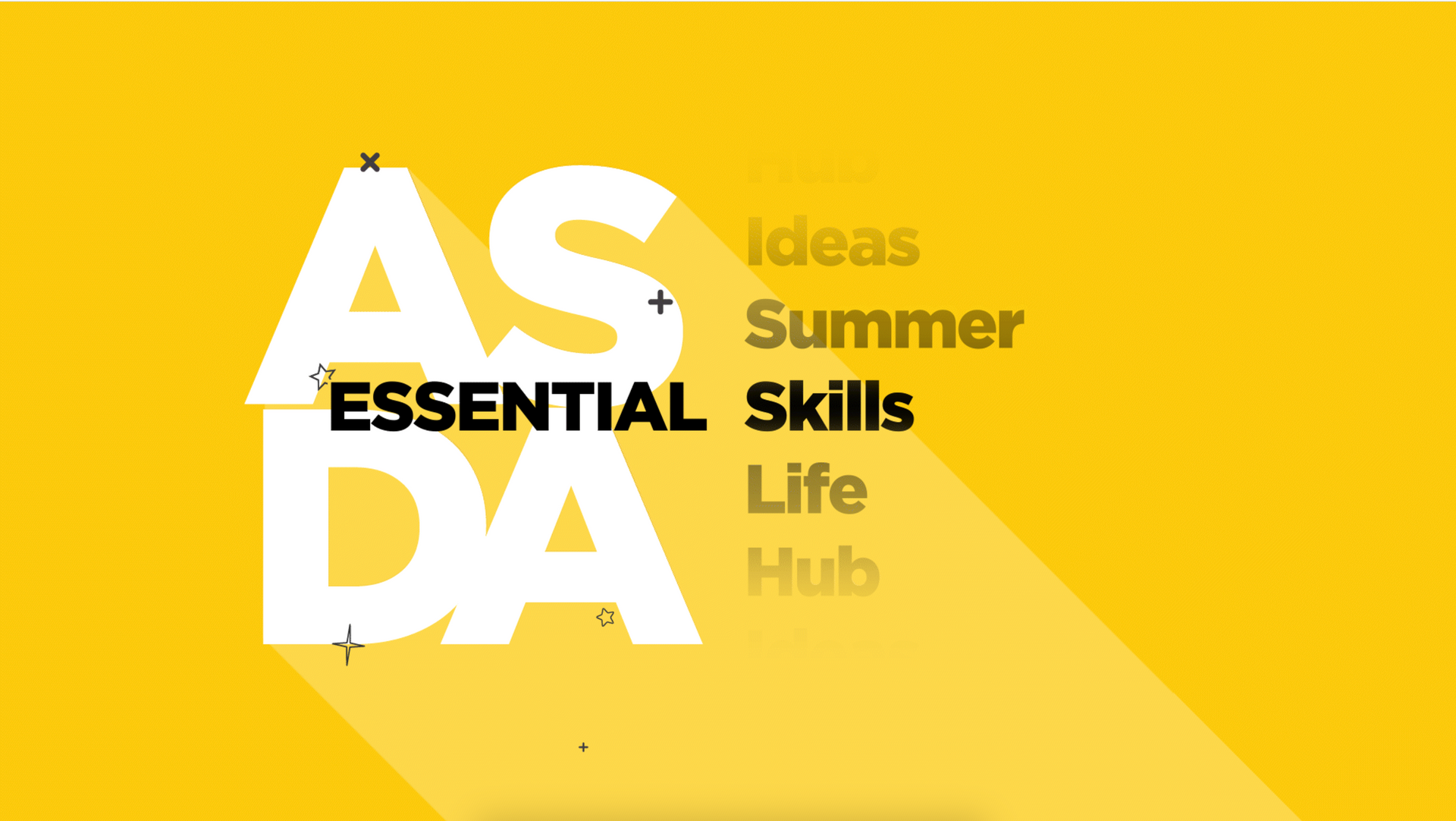 Asda Just Essentials Skills Hub campaign - FMCG retail customer empowerment marketing by Finn Agency