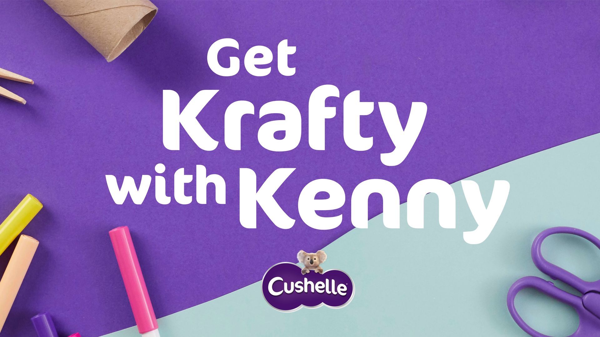Cushelle Krafty with Kenny lockdown campaign - FMCG household brand marketing by Finn Agency
