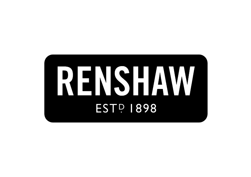 A black and white logo for renshaw est 1898 on a white background.