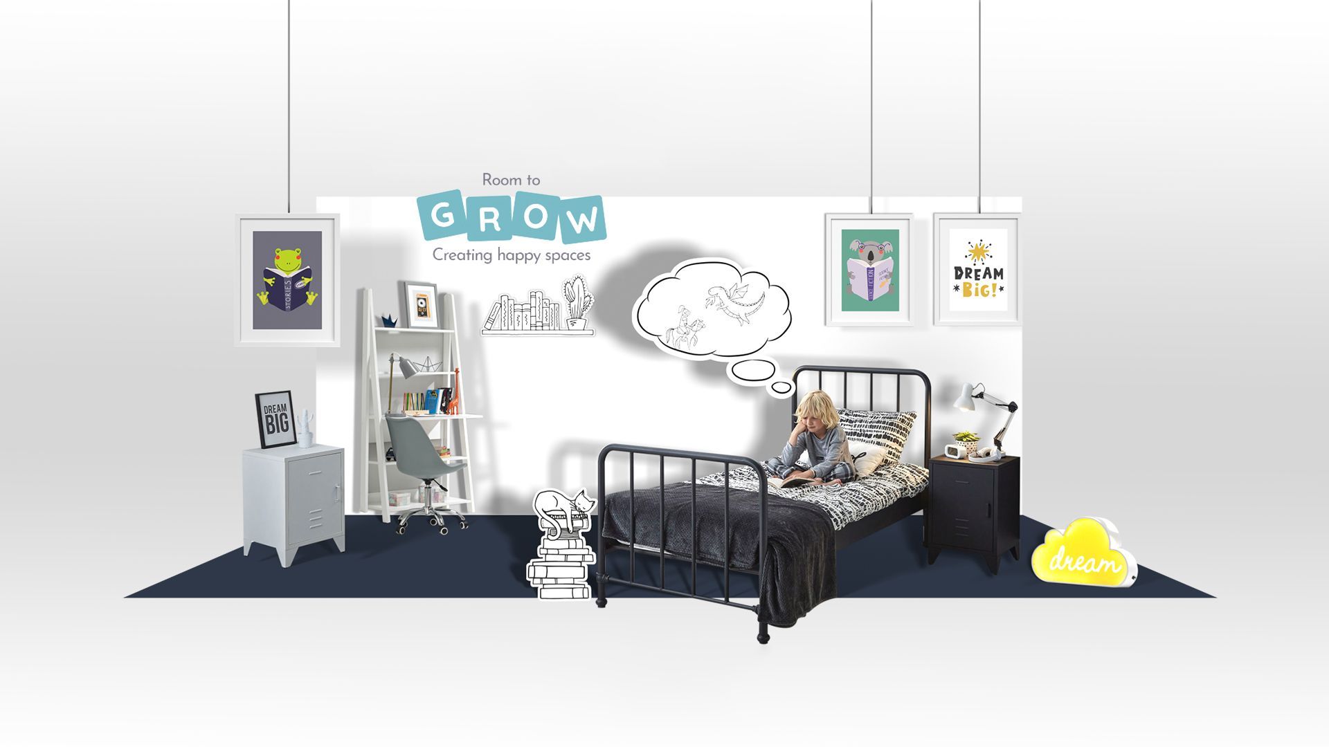Room To Grow Discover Me! Black Friday campaign - FMCG children's furniture marketing by Finn Agency