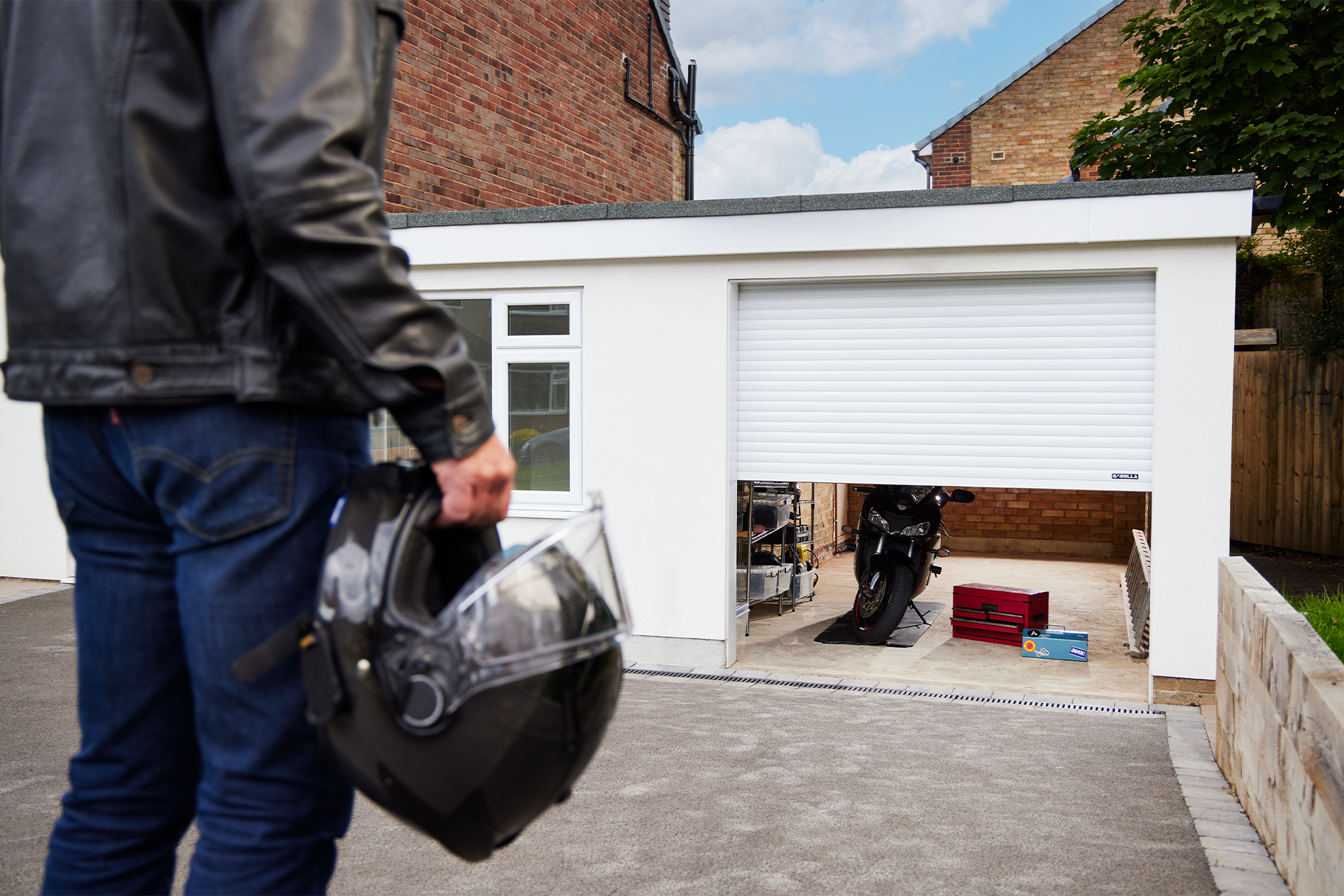 Garolla Behind Every Garolla is a Home brand film creative - garage door home services marketing