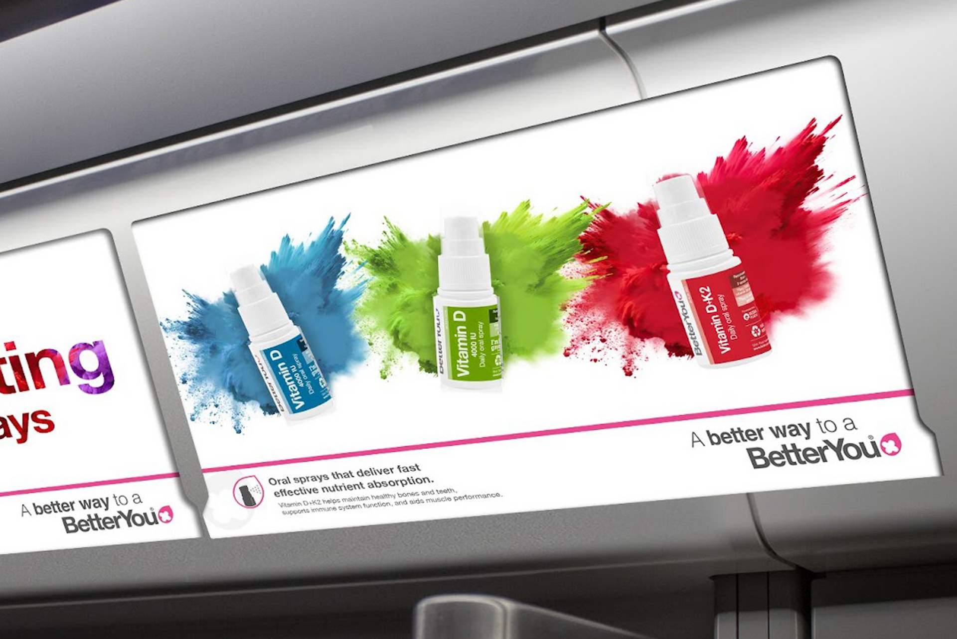 An advertisement for a product called betteryou