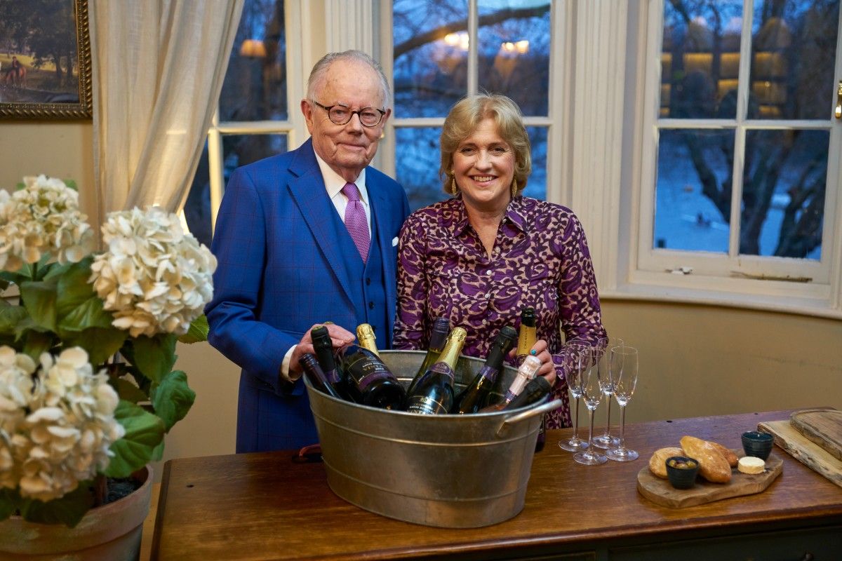 Asda Christmas with the Whitehalls campaign creative featuring Michael Whitehall - retail wine marketing