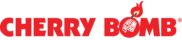 Cherry Bomb logo in red text with a cherry and flame icon above the wordmark