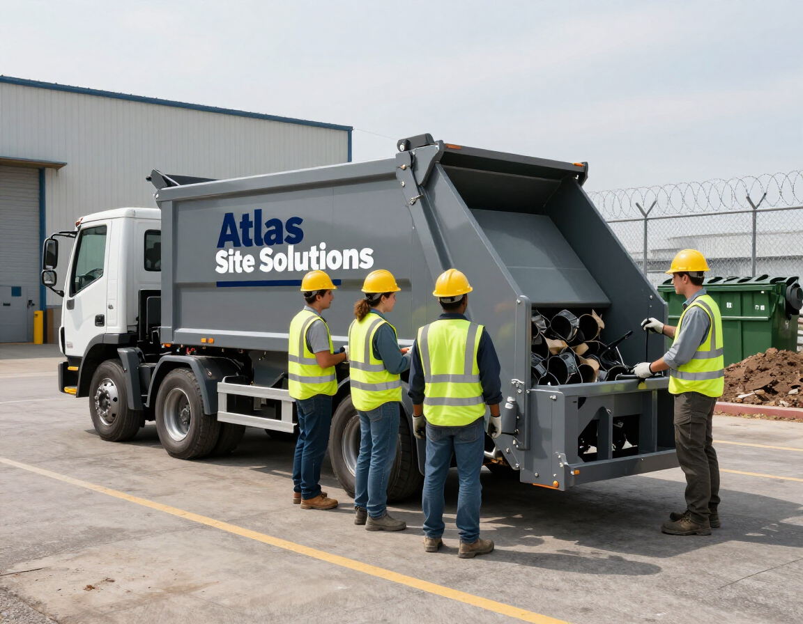 Commercial compactor and roll-off service