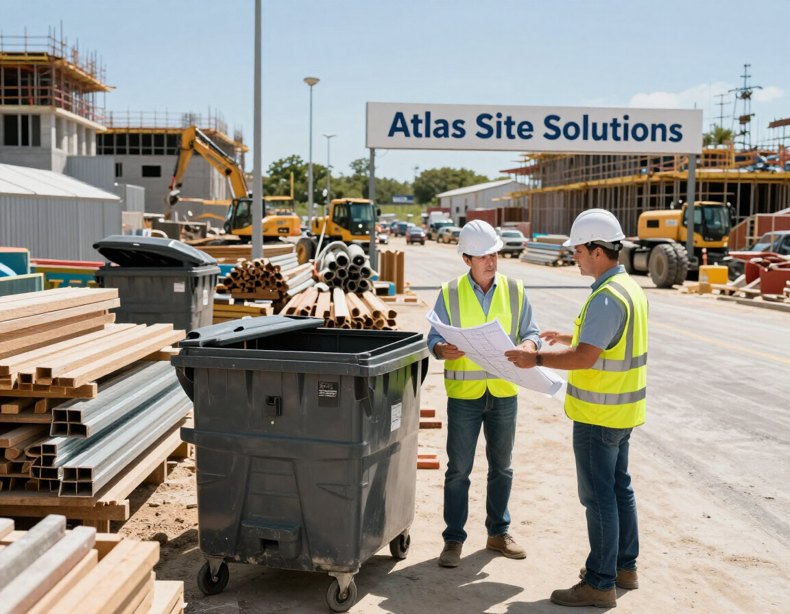 Construction site services coordination