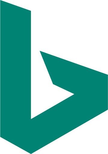 Teal stylized geometric logo with a white cutout, resembling a play or arrow symbol