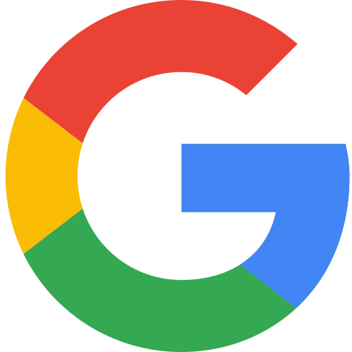 Google logo with multicolored letter G on a white background
