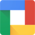 Google Classroom app icon with blue, green, yellow, and red geometric shapes