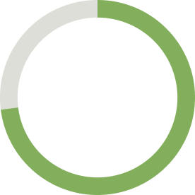 Un cercle vert et blanc sur fond blanc avec le numéro 73 à l'intérieur