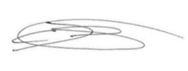 A black and white drawing of a signature on a white background.