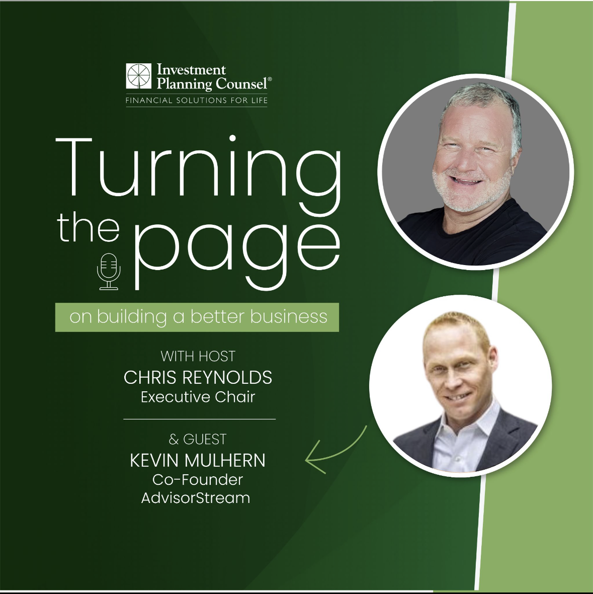A poster for turning the page with two men on it