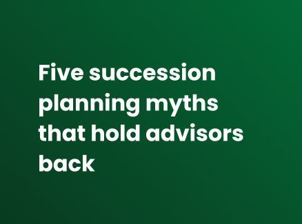 White text on green background