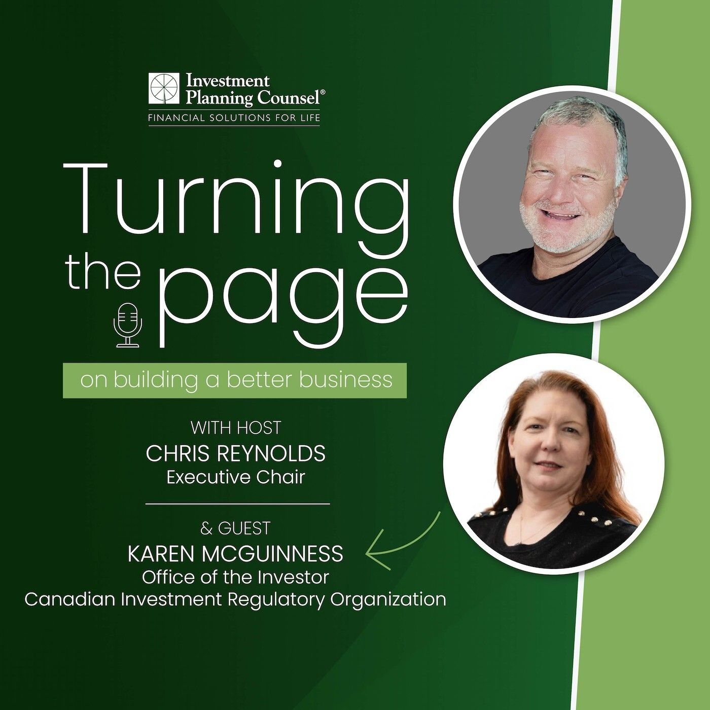 A poster that says turning the page on it