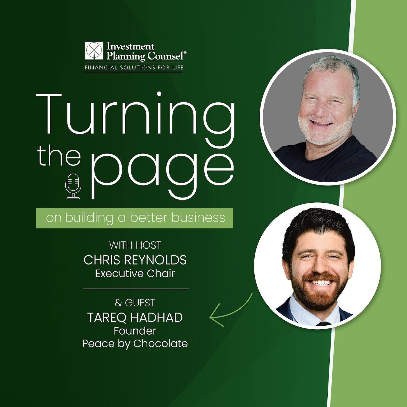 A poster that says turning the page on it