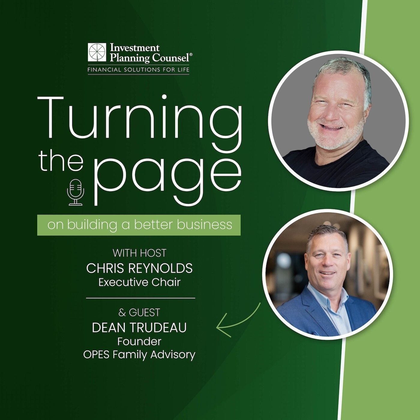 A poster that says turning the page on it