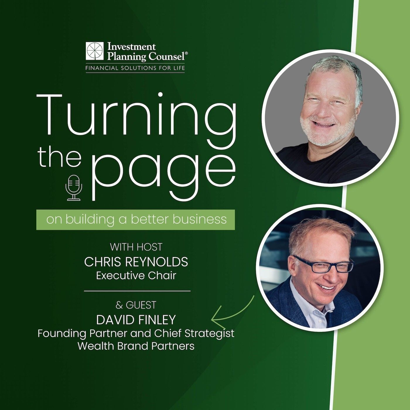 A poster that says turning the page on it
