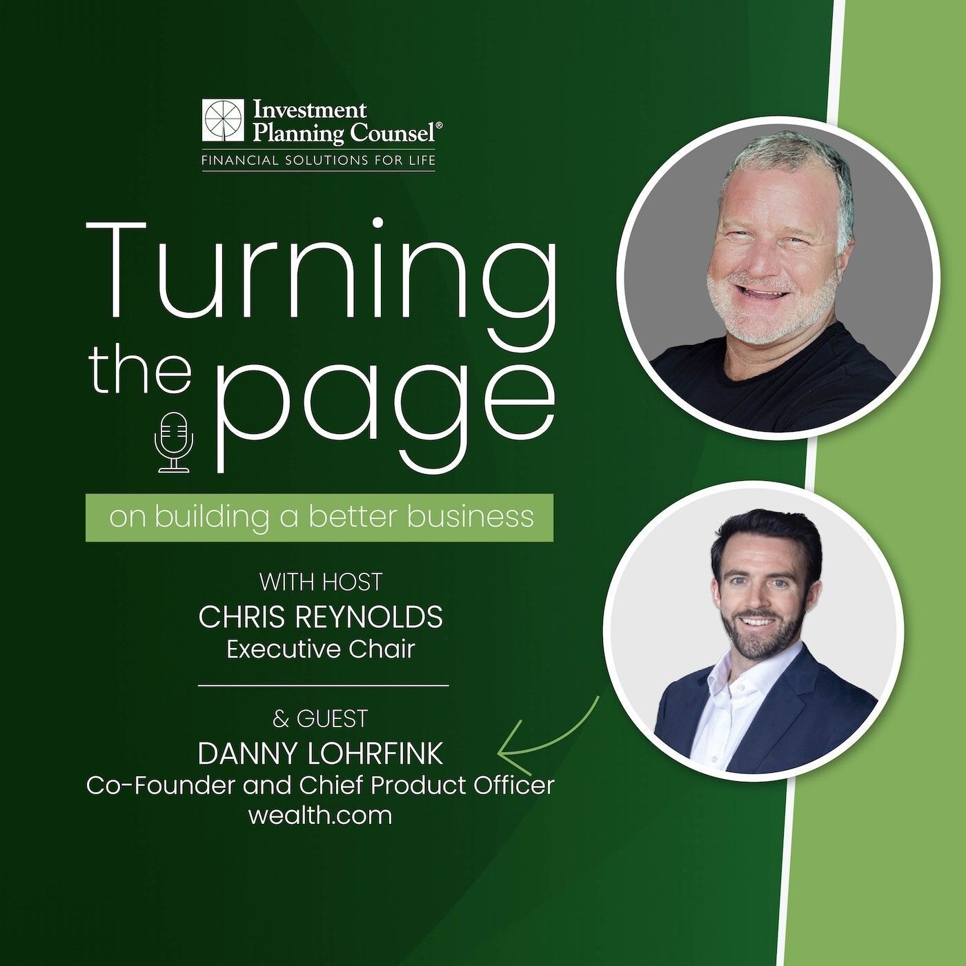 A poster that says turning the page on it